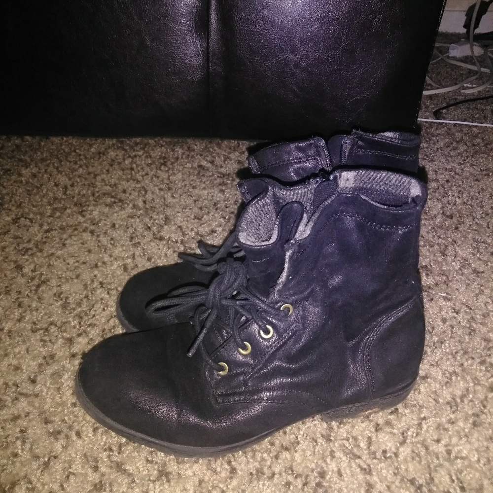 Girls Combat Boots